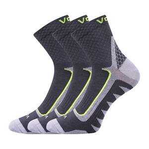 Ponožky VoXX KRYPTOX tmavě šedá-žlutá 39-42 (26-28)
