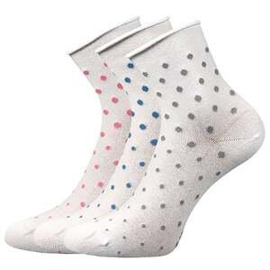 Dámské ponožky Lonka FLAGRAN mix bílá 39-42 (26-28)