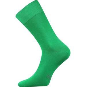 Barevné společenské ponožky Lonka DECOLOR zelená 43-46 (29-31)