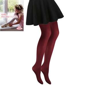 Dívčí punčochové kalhoty GIRL MICRO TIGHTS 50 DEN windsor wine 122-128