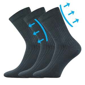 Zdravotní ponožky tmavě šedá 41-42 (27-28)