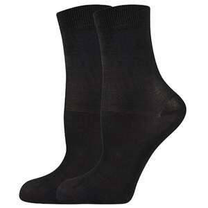 Dámské punčochové ponožky COTTON socks 60 DEN nero 35-38 (23-25)