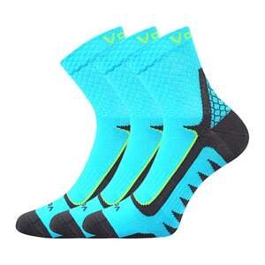 Ponožky VoXX KRYPTOX tyrkys/neon zelená 39-42 (26-28)