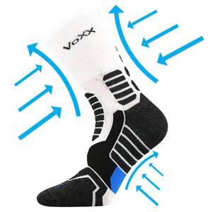 Kompresní ponožky VoXX RONIN bílá 43-46 (29-31)