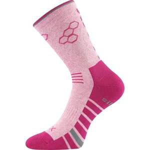 Ponožky VoXX VIRGO růžová melé 39-42 (26-28)
