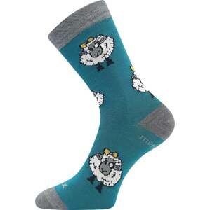 Dětské ponožky VoXX VLNĚNKA DĚTSKÁ modro zelená 20-24 (14-16)