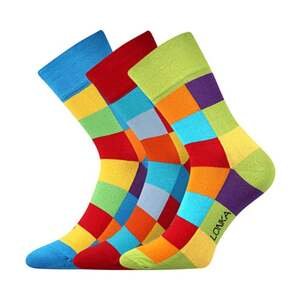 Společenské ponožky Lonka DECUBE mix barevné 47-50 (32-34)