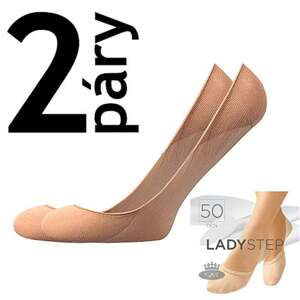 Punčochové ťapky LADY STEP 50 DEN / 2 páry beige uni