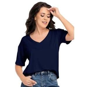 Dámské tričko Patty BABELL granát (modrá) XL