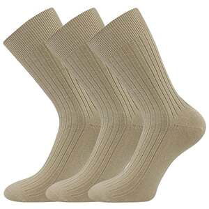 Pánské ponožky LONKA ZEBRAN béžová 46-48 (31-32)