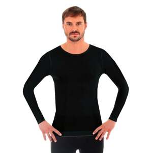 Pánské tričko Merino LS11600 BRUBECK grafit (šedá) L