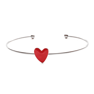 Bangles.cz Náramek chirurgická ocel Blush Heart 1481