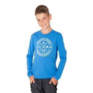 SAM 73 Chlapecké triko s dlouhým rukávem SASHA Modrá 104