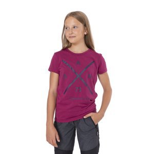 SAM 73 Dívčí triko s krátkým rukávem CAROLINE Růžová 116