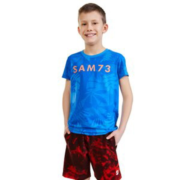 SAM 73 Chlapecké triko THEODORE Modrá 116