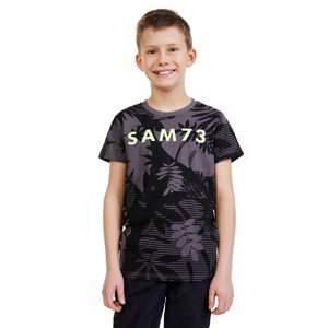 SAM 73 Chlapecké triko THEODORE Černá 116