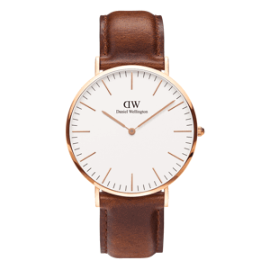 Daniel Wellington DW Hodiny Classic St Mawes 40mm Růžové zlato