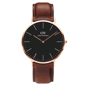 Daniel Wellington DW Hodiny Classic St Mawes 40mm Růžové zlato