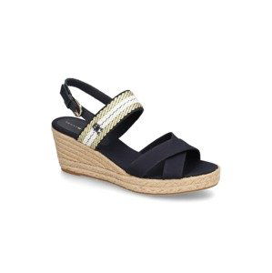 Tommy Hilfiger GOLDEN WEBBING MID WEDGE