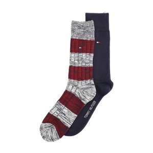 Tommy Hilfiger SOCK SLUB MOULINE RUGBY BOOTSOCK 2P