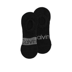 Calvin Klein FOOTIE HIGH CUT 2P LOGO RIBBON