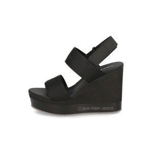 CALVIN KLEIN JEANS WEDGE SANDAL WEBBING IN MR