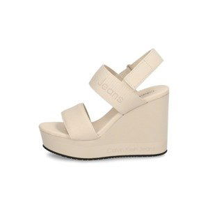 CALVIN KLEIN JEANS WEDGE SANDAL WEBBING IN MR