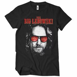 Big Lebowski tričko, Dude In Shades Black, pánské, velikost XL