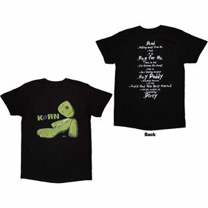 Korn tričko, Issues Tracklist BP Black, pánské, velikost S