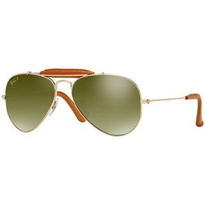 Ray-Ban Outdoorsman Craft RB3422Q 001/M9 Polarized - Velikost L