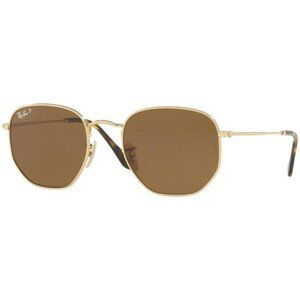 Ray-Ban Hexagonal Flat Lenses RB3548N 001/57 Polarized - M (51)