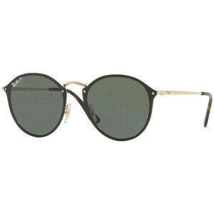 Ray-Ban Blaze Round Blaze Collection RB3574N 001/9A Polarized - ONE SIZE (59)