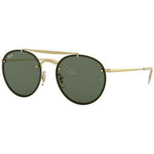 Ray-Ban Blaze Round Double Bridge Blaze Collection RB3614N 914071 - ONE SIZE (54)