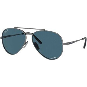 Ray-Ban Aviator Titanium Chromance Collection RB8225 3142S2 Polarized - L (62)