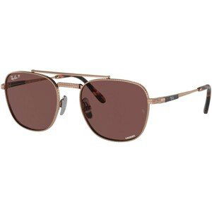 Ray-Ban Frank II Titanium Chromance Collection RB8258 3140AF Polarized - M (51)