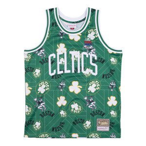 Mitchell & Ness Boston Celtics Swingman Jersey - Pánské - Dres Mitchell & Ness - Zelené - MSPOBW19081-BCEPTKG - Velikost: 2XL