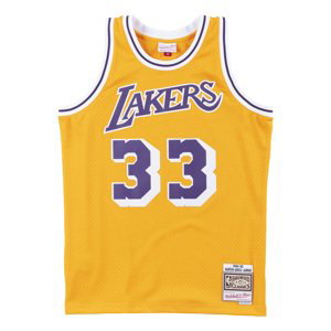 Mitchell & Ness NBA Swingman Jersey Los Angeles Lakers Kareem Abdul Jabbar - Pánské - Dres Mitchell & Ness - Žluté - SMJYAC18110-LALLTGD84KAB - Veliko
