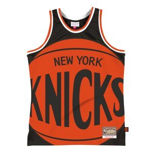 Mitchell & Ness Blown Out Fashion Jersey New York Knicks Black - Pánské - Dres Mitchell & Ness - Oranžové - MSTKBW19146-NYKBLCK - Velikost: M