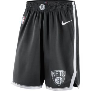 Nike Brooklyn Nets Icon Edition NBA Swingman Shorts - Pánské - Kraťasy Nike - Černé - AJ5584-010 - Velikost: 2XL