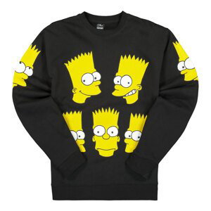 The Simpsons X Chinatown Market Classic Bart Crewneck Sweatshirt Black - Pánské - Mikina MARKET - Černé - CTM1960083/0001 - Velikost: L