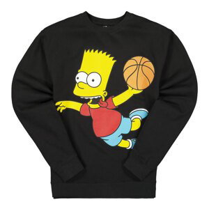 The Simpsons X Chinatown Market Air Bart Arc Sweatshirt Black - Pánské - Mikina MARKET - Černé - CTM1960082/0001 - Velikost: L