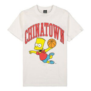 The Simpsons X Chinatown Market Air Bart Arc T-Shirt White - Pánské - Triko MARKET - Bílé - CTM1990348/1201 - Velikost: M