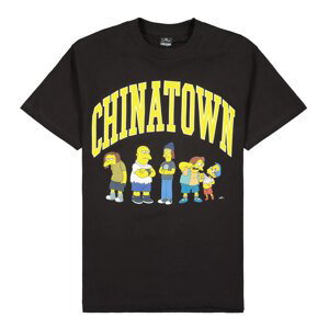 The Simpsons X Chinatown Market Ha Ha Arc T-Shirt Black - Pánské - Triko MARKET - Černé - CTM1990350/0001 - Velikost: S