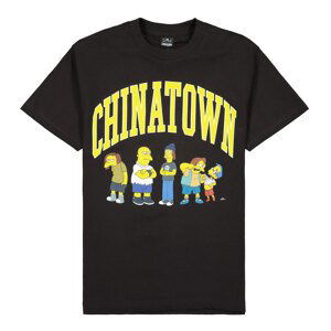 The Simpsons X Chinatown Market Ha Ha Arc T-Shirt Black - Pánské - Triko MARKET - Černé - CTM1990350/0001 - Velikost: L