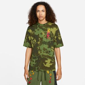 Jordan Zion Carbon Green Tee - Pánské - Triko Jordan - Zelené - DH9711-335 - Velikost: S