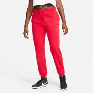 Jordan Essentials Fleece Wmns Pants - Dámské - Kalhoty Jordan - Červené - DN4575-687 - Velikost: XL