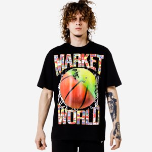 Market The Games Bring Us Together T-shirt(B-Ball) Black - Pánské - Triko MARKET - Černé - 399000639/0001 - Velikost: L