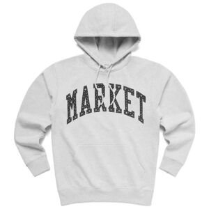Market Arc Puff Ash Grey - Pánské - Mikina MARKET - Šedé - 397000194/0016 - Velikost: S