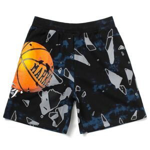 Market Shattered Backboard Tie-Dye Sweatshorts Black - Pánské - Kraťasy MARKET - Černé - 395000241/190134 - Velikost: XL