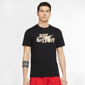 Nike "Just Do It" Basketball Tee - Pánské - Triko Nike - Černé - DN3037-010 - Velikost: S